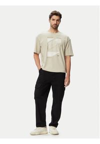 BOSS T-Shirt Te Journey 50566607 Beżowy Relaxed Fit. Kolor: beżowy. Materiał: lyocell #2