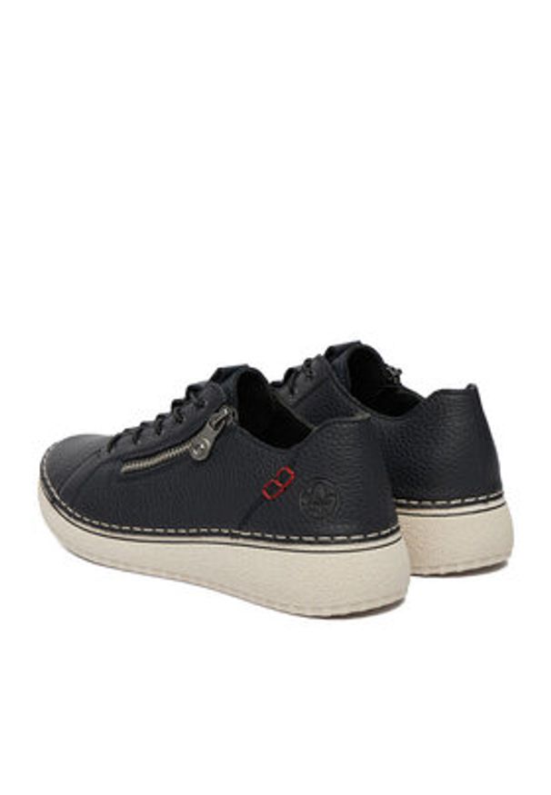 Rieker Półbuty CEO-50965-14 Granatowy. Kolor: niebieski. Materiał: skóra, syntetyk