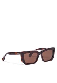 Max Mara Okulary przeciwsłoneczne MM0126 52E Brązowy. Kolor: brązowy #1