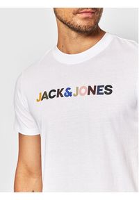 Jack&Jones PREMIUM T-Shirt Landon 12191308 Biały Regular Fit. Kolor: biały. Materiał: bawełna