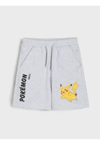 Sinsay - Szorty Pokémon - szary. Kolor: szary