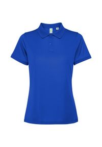 ROLY - Damska Koszulka Polo Z Krótkim Rękawem Tormo. Typ kołnierza: polo. Kolor: niebieski. Długość rękawa: krótki rękaw. Długość: krótkie