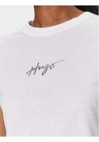 Hugo T-Shirt Classic 50508289 Biały Regular Fit. Kolor: biały. Materiał: bawełna #5