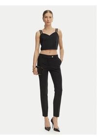 Rinascimento Spodnie materiałowe CFC0128638003 Czarny Slim Fit. Kolor: czarny. Materiał: syntetyk #4