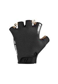 GIST - Krótka letnia rękawiczka z rzepem Gist Air. Kolor: czarny. Materiał: skóra, syntetyk. Sezon: lato. Sport: kolarstwo #1