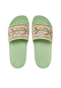 Roxy Klapki ARJL100679 Zielony. Kolor: zielony #4