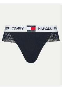 TOMMY HILFIGER - Tommy Hilfiger Stringi UW0UW05619 Granatowy. Kolor: niebieski. Materiał: syntetyk