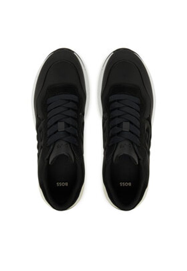BOSS Sneakersy Skylar 50547983 Czarny. Kolor: czarny. Materiał: materiał