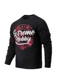 EXTREME HOBBY - Bluza męska Extreme Hobby BADGE. Kolor: czarny. Materiał: bawełna #1