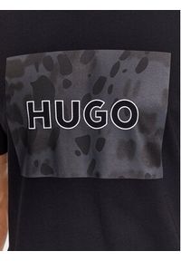 Hugo T-Shirt Dulive 50498220 Czarny Regular Fit. Kolor: czarny. Materiał: bawełna #5