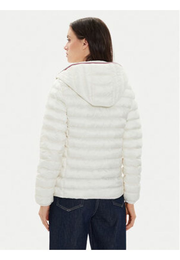 TOMMY HILFIGER - Tommy Hilfiger Kurtka przejściowa WW0WW38927 Biały Regular Fit. Kolor: biały. Materiał: syntetyk