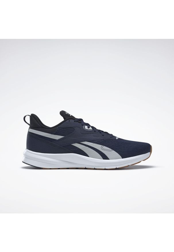 Buty do chodzenia męskie Reebok Runner 4 4E. Zapięcie: sznurówki. Kolor: niebieski, wielokolorowy, różowy. Materiał: materiał. Szerokość cholewki: normalna. Sport: turystyka piesza