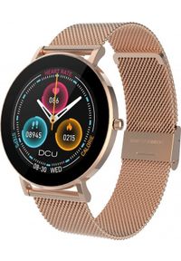 dcu tecnologic - Smartwatch DCU Tecnologic Boulevard Różowe złoto (S0453622). Rodzaj zegarka: smartwatch. Kolor: złoty, różowy, wielokolorowy