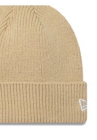 New Era Czapka Wool Cuff Knit Beanie 60424812 Beżowy. Kolor: beżowy. Materiał: akryl, materiał