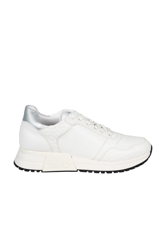 Liu Jo Sneakersy "Kiss 502" | 4A3713EX014 | Kobieta | Biały. Okazja: na co dzień. Nosek buta: okrągły. Kolor: biały. Materiał: skóra ekologiczna