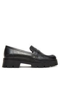 Loafersy Lasocki. Kolor: czarny