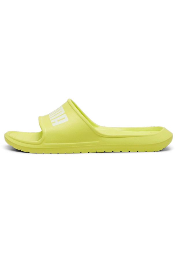 Klapki Puma Divecat V2 Lite Slide Flip Flops. Kolor: wielokolorowy, biały, żółty, zielony. Materiał: guma, materiał, syntetyk. Styl: sportowy