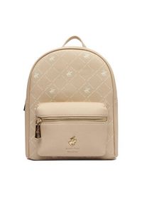 Beverly Hills Polo Club Plecak CEO-BHPC-L-012-09 Beżowy. Kolor: beżowy. Materiał: materiał #5