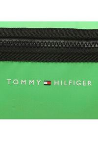TOMMY HILFIGER - Tommy Hilfiger Kosmetyczka Th Skyline Washbag AM0AM10977 Zielony. Kolor: zielony. Materiał: materiał