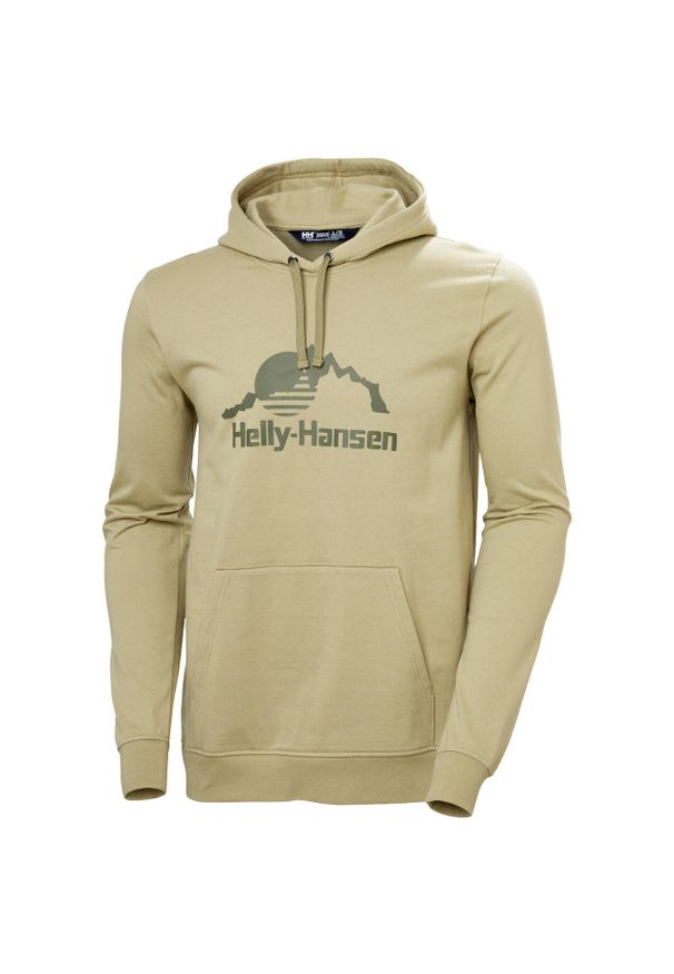 Bluza Helly Hansen Nord Graphic. Kolor: zielony. Materiał: poliester, bawełna. Sport: wspinaczka, turystyka piesza