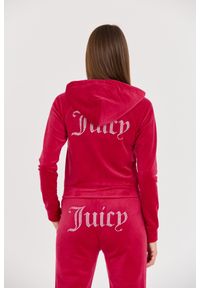 Juicy Couture - JUICY COUTURE Różowa bluza Madison Hoodie. Kolor: różowy #3