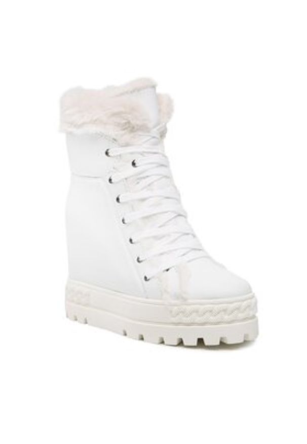 Casadei Botki 2X927Z0801T03669999 Biały. Kolor: biały. Materiał: skóra