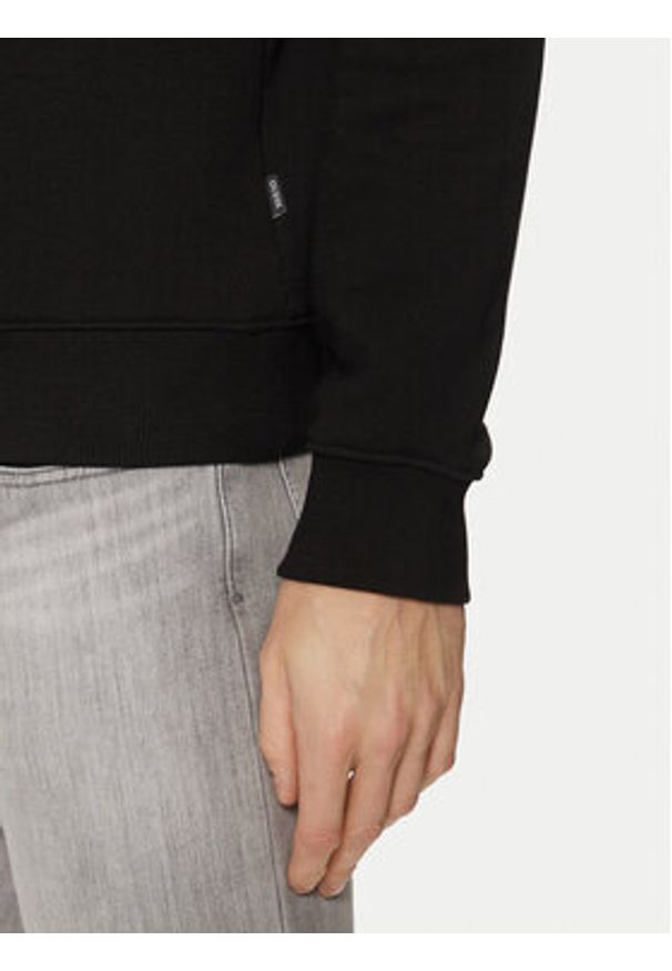 Guess Jeans Bluza M5RQ41 KCPR1 Czarny Regular Fit. Kolor: czarny. Materiał: bawełna
