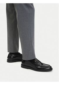 Gino Rossi - GINO ROSSI Mokasyny EO-PIETRO-01 125AM Czarny. Kolor: czarny. Materiał: skóra #7