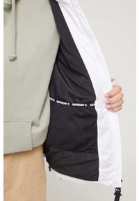Superdry kurtka damska kolor biały zimowa. Kolor: biały. Materiał: poliester. Sezon: zima #6