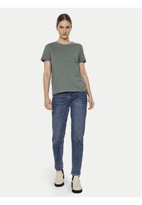 Vero Moda T-Shirt Paula 10243889 Zielony Regular Fit. Kolor: zielony. Materiał: bawełna