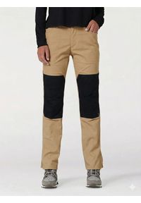 Wrangler - WRANGLER REINFORCED SOFTSHELL PANT DAMSKIE SPODNIE MATERIAŁOWE ELMWOO WC2GAW17D 112324385. Materiał: materiał, softshell #1