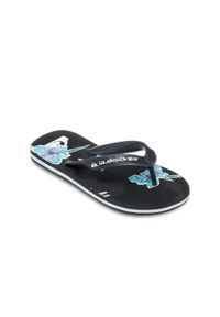 Quiksilver - Klapki dla Chłopcy MOLOKAI ART 25 YOUTH Czarny. Kolor: czarny. Materiał: guma, syntetyk