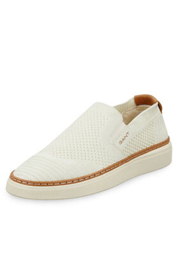 GANT - Gant Półbuty 32631243 Écru. Kolor: kremowy. Materiał: materiał