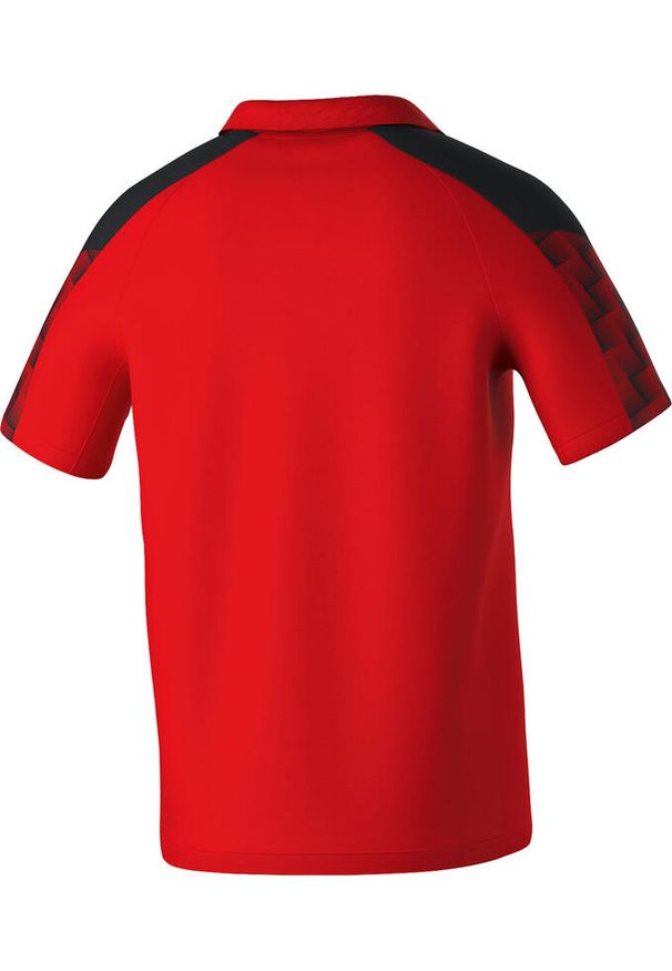 ERIMA - Polo Erima Evo Star. Typ kołnierza: polo. Kolor: wielokolorowy, czarny, czerwony. Materiał: materiał. Długość rękawa: raglanowy rękaw. Sport: piłka nożna