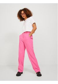 JJXX Spodnie materiałowe Mary 12200674 Różowy Regular Fit. Kolor: różowy. Materiał: syntetyk #7