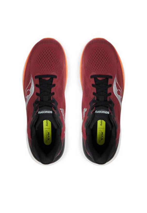 Saucony Buty do biegania Guide 19 S21058 Bordowy. Kolor: czerwony. Materiał: materiał