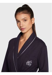 Lauren Ralph Lauren Szlafrok I814193 Granatowy. Kolor: niebieski. Materiał: bawełna