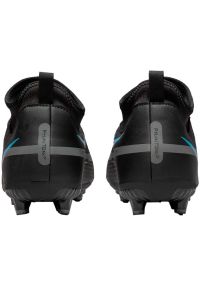 Buty piłkarskie Nike Phantom GT2 Academy Df FG/MG Jr DC0813 004 czarne czarne. Zapięcie: sznurówki. Kolor: czarny. Materiał: syntetyk. Szerokość cholewki: normalna. Sport: piłka nożna #4