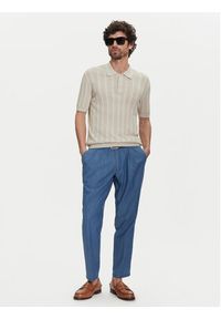 Baldessarini Chinosy B1 19127.1366 Niebieski Regular Fit. Kolor: niebieski. Materiał: bawełna #3