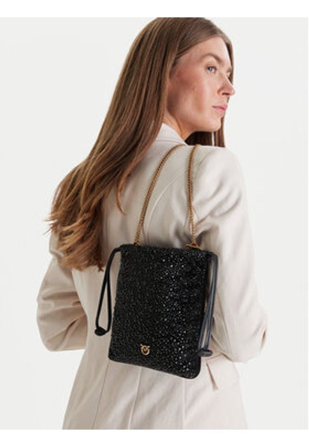 Pinko - PINKO Torebka Slouchy Coulisse Baby AI 25-26 PCPL 105409 A2WF Czarny. Kolor: czarny