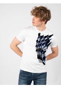 Les Hommes T-shirt | LF224306-0700-1007 | Grafic Print | Mężczyzna | Biały. Okazja: na co dzień. Kolor: biały. Materiał: bawełna. Wzór: nadruk. Styl: casual #6