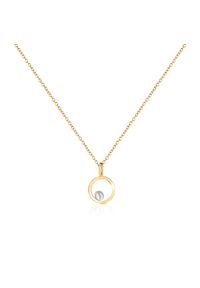 W.KRUK - Naszyjnik srebrny okrąg z perłą. Materiał: srebrne. Kolor: srebrny. Kamień szlachetny: perła #1