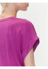 Emporio Armani T-Shirt EW000616 AF12187 UA227 Różowy Loose Fit. Kolor: różowy. Materiał: wiskoza #4