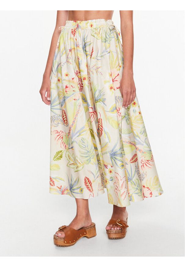 TwinSet - TWINSET Spódnica 231TT2495 Kolorowy Regular Fit. Materiał: bawełna. Wzór: kolorowy