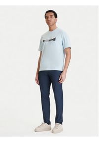 Jack & Jones T-Shirt Fusion 12289870 Niebieski jasny Relaxed Fit. Kolor: niebieski. Materiał: bawełna #3