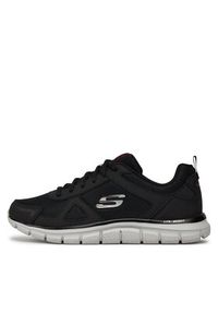skechers - Skechers Sneakersy Scloric 52631/BKRD Czarny. Kolor: czarny. Materiał: mesh, materiał #6