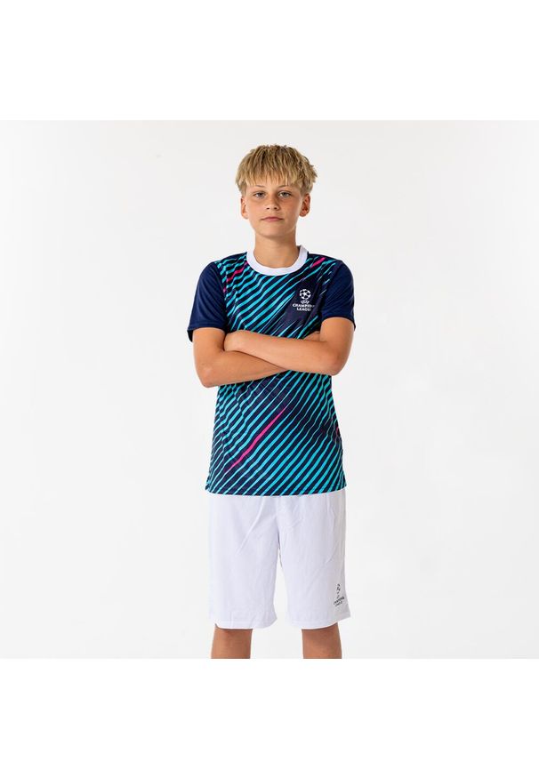 CHAMPIONS LEAGUE - Strój UEFA Champions League Stripes. Kolor: niebieski, wielokolorowy, biały. Materiał: poliester. Sport: piłka nożna