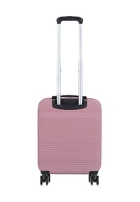 Ochnik - Komplet walizek na kółkach 19''/24''/28''. Kolor: różowy. Materiał: guma, poliester, materiał, kauczuk #4