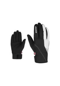 Rękawice narciarskie damskie Ziener Ultimana PrimaLoft. Kolor: czarny, biały, wielokolorowy. Materiał: poliester. Technologia: Primaloft. Sezon: zima. Sport: narciarstwo