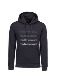 Peak Performance - Bluza PEAK PERFORMANCE GROUND HOOD. Materiał: bawełna. Wzór: napisy, gradientowy